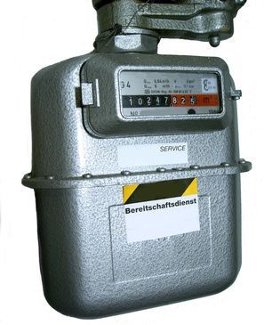 Gaszähler für die Gasversorgung von Gaskunden